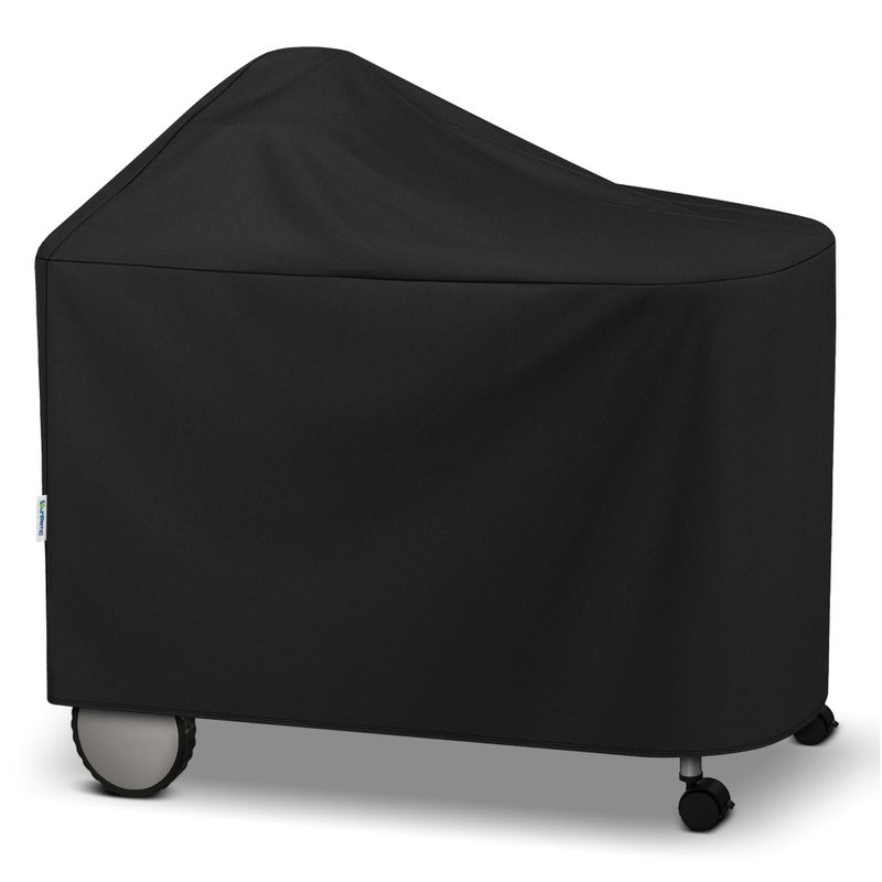 SunPatio Outdoor Waterproof Grill Cover Compatible for Weber 22 Inch Performer Premium Deluxe, RecTeq, Char-Griller Grills, Compared to Weber 7152, Heavy Duty Weather Resistant Charcoal BBQ Cover - Image 1
